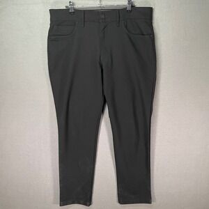 Calvin Klein Pants Mens 34x30 Black Stretch Slim Straight 5 Pocket Golf Athletic